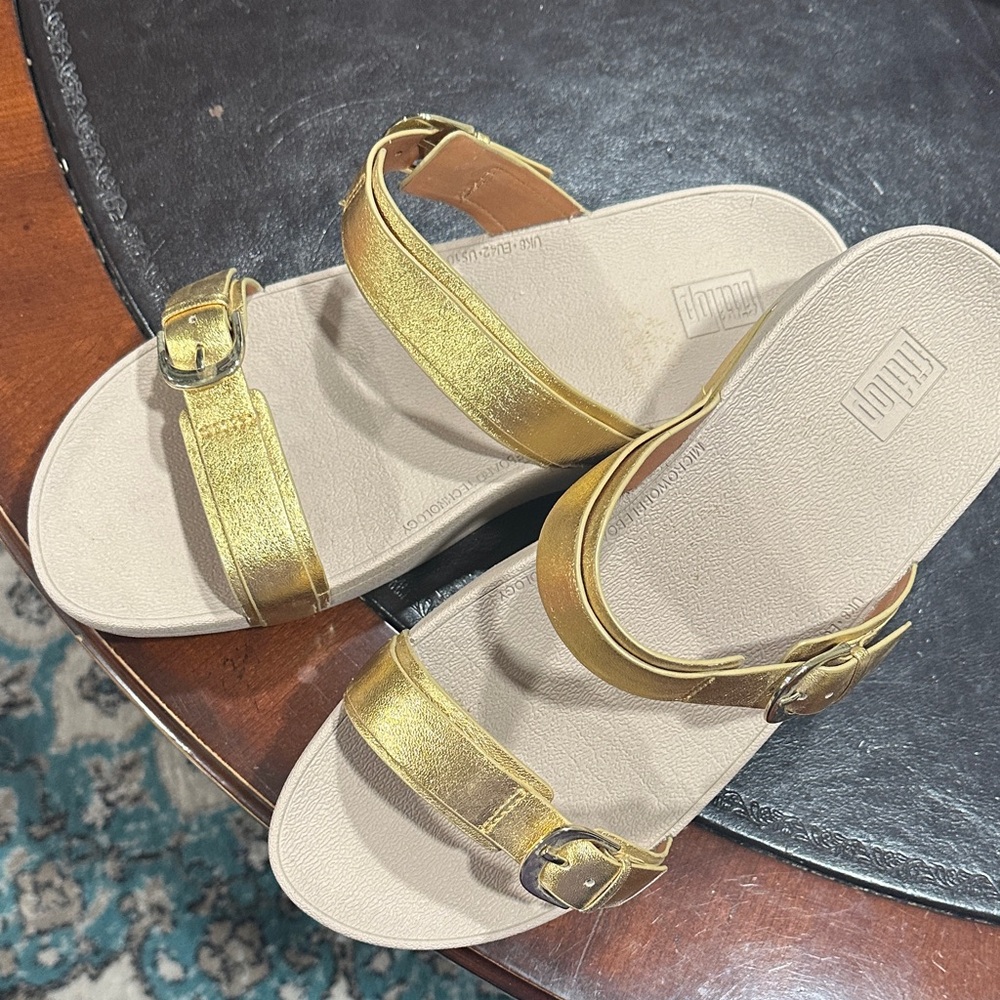 Fitflop Gold Women's Sandals sz 10